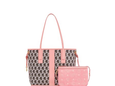 MCM Women s Reversible Liz Shopper in Visetos Online now