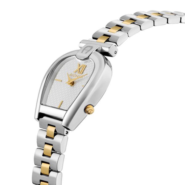 Aigner Sassari Women s Stainless Steel Gold Plated Bracelet Watch on Sale