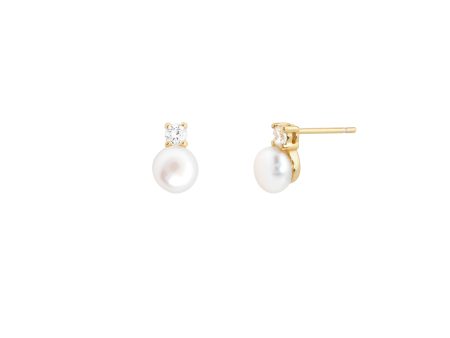 Shashi Baby Bliss Earring Vermeil on Sterling Silver Online now