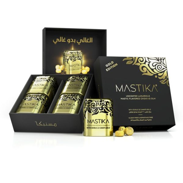 Mastika Gum with Gold Hot on Sale