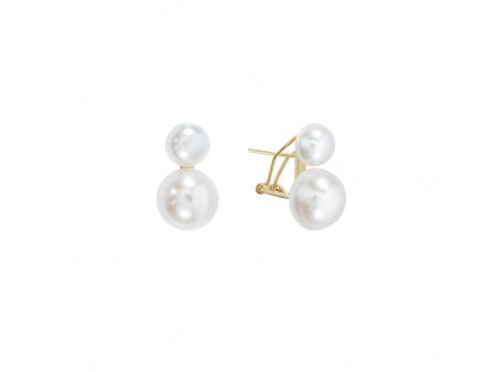 Shashi Bianca Earring Vermeil on Sterling Silver, Freshwater Pearl Online