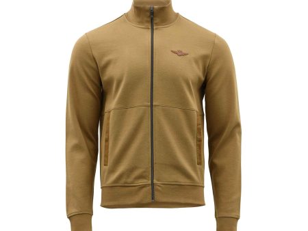 Aeronautica Militare Men s Burnt Brown Sweatshirt For Sale