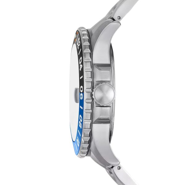 Fossil Blue GMT Stainless Steel Watch Online Sale