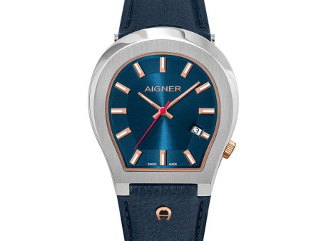 Aigner Milano Men s Blue Dial & Strap Watch Sale