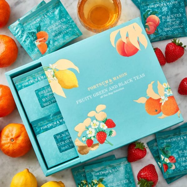 Fortnum & Mason Fruit Scented Tea Selection, 40 Silky Tea Bags, 80g Cheap