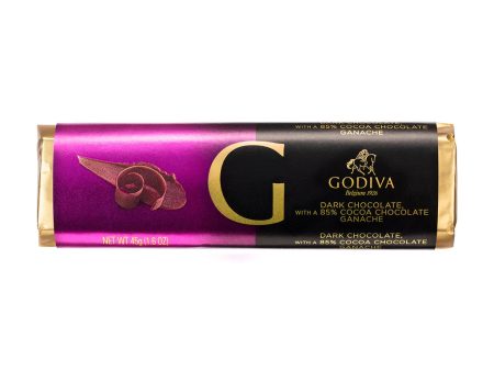 Godiva Bar Dark Chocolate Ganache 85% 45g For Sale