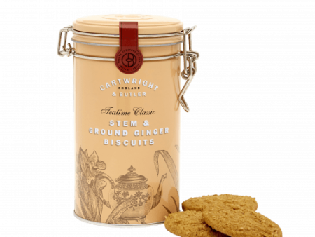 C&B Stem Ginger Biscuits in Tin 200g Online Hot Sale