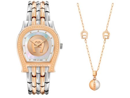 Aigner Vittoria Women s Watch with Necklace Set Discount