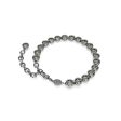 Swarovski Imber Tennis Bracelet Round cut, Black, Ruthenium plated, Medium Online