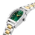 Aigner Pisa Women s Stainless Steel   Gold Plated Case & Bracelet With Green Dial Watch Online Sale