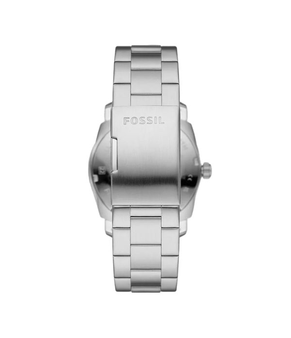 Fossil Machine Three-Hand Date Stainless Steel Watch Online Hot Sale