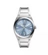 Fossil Everett Three-Hand Date Stainless Steel Watch For Sale