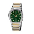 Aigner Milano Men s Green Dial  Silver & Gold Bracelet Watch Fashion