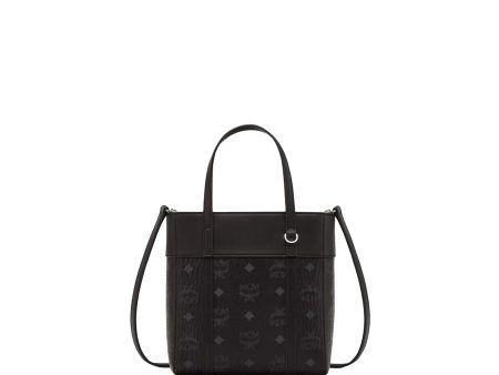 MCM Women s Aren Top-Zip Shopper in Visetos Leather Mix Online Sale