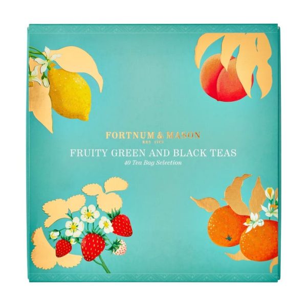 Fortnum & Mason Fruit Scented Tea Selection, 40 Silky Tea Bags, 80g Cheap