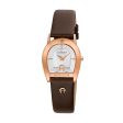 Aigner Varese Women s Rose Gold Case With White MOP Dial And Brown Leather Strap Watch Online