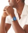 Fossil Blue GMT Stainless Steel Watch Online Sale