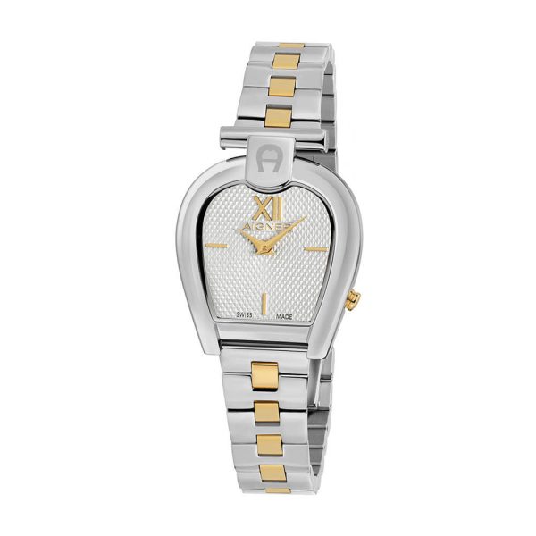 Aigner Sassari Women s Stainless Steel Gold Plated Bracelet Watch on Sale