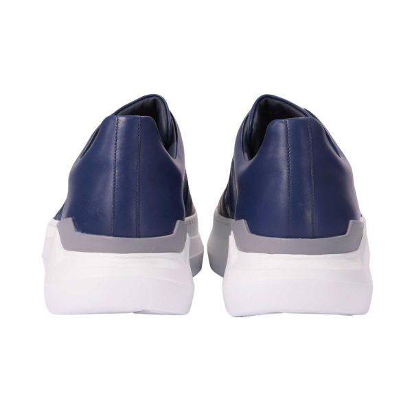 Zilli Men s Blue Sneakers in Calfskin Online