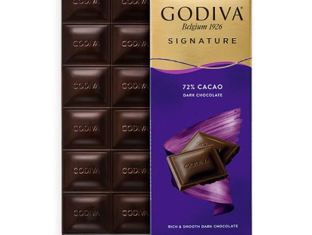 Godiva Tablet Dark Chocolate 72% 90g For Cheap