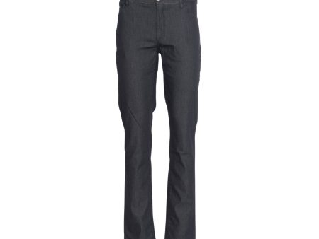 Zilli Men s Black & Taupe Grey Straight-leg Jeans For Discount