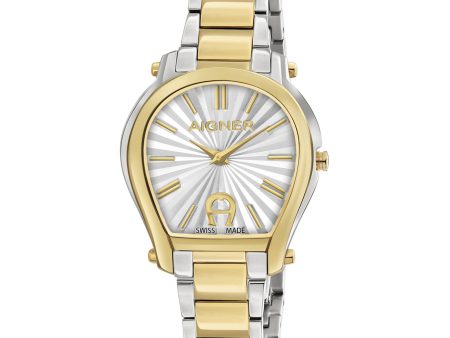 Aigner Pavia Women s two-Tone Watch Cheap